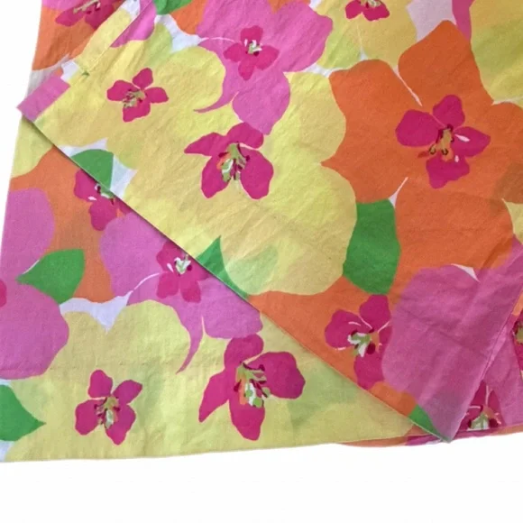 Lilly Pulitzer Womens Floral Lounge Pants- Lg, wide leg GC🩷 Cotton SPRING sale - Picture 7 of 14